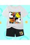 Mickey Mouse Printed T-Shirt for Kids - Shorts Set