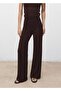 Slim Knitted Wideleg Pants