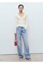 V-neck Rubber Knit Sweater - 2
