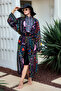 Remsa Single Kaftan Kimono Pareo on Hijab Swimsuit Black01 Rp025 Canan - 3