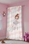 Golden Swan and Ballerina Patterned Children's Baby Room Background Curtain (Single Wing Pricing) - 4