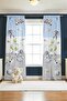 Blue Gray Space Patterned Children's Baby Room Background Curtain (Single Wing Pricing) - 3