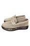 Transparent Sole Textile Beige Men's Shoes - 4
