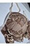 Silicone Padded Bra - Skin-Brown - Lace Detail - 2