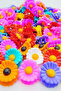 Colorful Daisy Peg Buckle 10 Pieces - 2