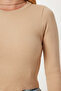 Women's Biscuit Basic Crop Knitwear Sweater Mx00248 - 5