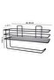 Paper Roll Towel Holder with Gold Adhesive Shelf Towel Tissue Holder Bathroom Kitchen Organizer Rack - 4