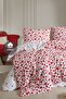 Love 100% Cotton Double Trim Double Sided Duvet Cover Set