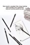 Smudge Proof Permanent Natural Eyebrow Pencil Smudge Proof Wood Brow No.5 (Light Brown) - 6