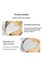 1pc Gua Sha Facial Tool Stainless Steel GuaSha Massage Tool Natural Universal Facial Silver Metal... - 4