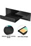 Toilet Roll Holder, Wet Wipes And Phone Holder, Bathroom Kitchen Organizer Wall Mounted Metal Shelf - 4