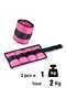 1 Kg X 2 Pieces Pink Hand or Ankle Weight Jump Rope - 2