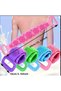 Yiwu 3 Colors to Choose, Silicone Long Handle Non-Slip Bath Brush, Ergonomic Back Scrubbing Purple - 4