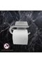 Toilet Paper Holder Self Adhesive with Phone Shelf Stainless Steel Oval Toilet Paper Roll Holder