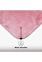Unicolor Plain Pink 3-Piece Bath Mat Rug Set Non-Slip Toilet Seat Set - 4