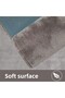 Unicolor Plain Brown 3-Piece Bath Mat Rug Set Non-Slip Toilet Seat Set - 2