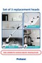 Set of 3 Spare Heads for Electric Cleaning Brush - 2