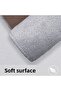 Unicolor Plain Gray 3-Piece Bath Mat Rug Set Non-Slip Toilet Seat Set - 2