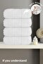 4-Piece Hotel Logo Bath Towels - 70X140 Cm, 490 Gr, 100% Cotton, Spa and Hotel Towels