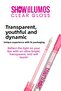 Lumos Lip Gloss - Transparent Eyebrow and Eyelash Mascara, Show Your Peace - 3