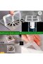 10 Pcs Drain Concealer  Holder Self Adhesive Bathroom Drain Cover Multipurpose Steel Tape