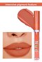 8 Pcs New Nude Oval Packaging Coffee Shades Matte Liquid Liquid Lipstick - 8