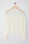 Ekru Simli Transparan Detaylı Triko Kazak TWOAW24KZ01023 - 7