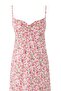 Pembe Çiçekli Midi Dokuma Elbise TEDSS25EL00001 - 5