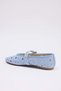 Baby Blue Laser Cut Mary Jane Women's Ballerina Ballerina Takss25Be00037 - 4