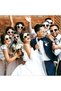Hearted Bride Groom Bridesmaid Sunglasses Set of 5 Pairs of 10 Wedding Engagement Bride after Birthday Party - 8