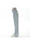 Gold Ikon 90's Snow Blue Super Extra High Waist Palazzo Loose Jean Pants - 6