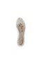 Daily Women's Non-Slip Thick Sole Silicone Silver Glitter Soft Stylish Pool Beach Sea Shoes J1 - 5