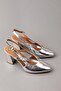 Women's Genuine Leather Stylish Thick Heeled Shoes Anl.3361 - 6