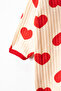 Baby Girl Heart Patterned 3-Piece Jumpsuit Set Newborn Outfit 3-6-9 Months - 5