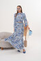 flowered viscose dress - 7