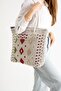 Medium Size Patterned Zippered Travel Market Picnic Beach Bag (Pattern is Variable) - 3