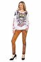 Wd445 Orange Slim Fit Women's Jean Trousers - 6