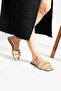 Beige Drawstring Women's Slippers Outdoor And Home Slippers - 4