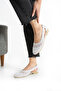 White Open Side Braided Sandals - 3