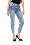 Wd454 Ice Blue Basic Mom Jeans - 2
