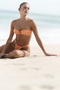Lahla Strapless Buckle Detailed Orange Bikini Top - 7
