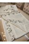 100% Cotton Satin Embroidered / Bedspread and Duvet Cover Set - Double Size / 7 Pieces* Elegance - 8