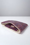 Purple Symmetrical Bohemian Patterned Clutch Portfolio Bag - 2