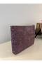 Purple Symmetrical Bohemian Patterned Clutch Portfolio Bag - 5