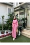 Organic Şile Cloth Dusty Rose Skirt Set - 5