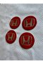 Honda Wheel Hub Cockade 60mm Set of 4 Stickers - 3