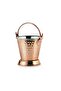 Double Wall Copper Gravy Bucket Traditional Indian Style Serving Bucket for Gravies - 5