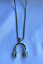 Earphone Handcrafted Stainless Steel Chain Men Necklace - 5