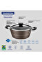 Since 1911, Made In Brazil - Sicilia 9 Pieces Hazelnut Aluminum Cookware Set - Nonstick Coating - 3