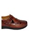 Tan Leather Men's Lightweight Summer Sandals Shoes - 6